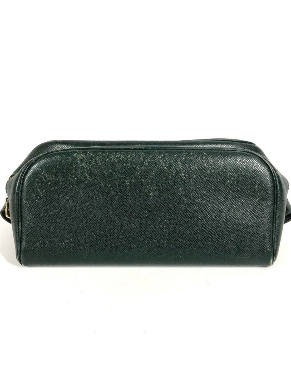 Louis Vuitton Pouch Trousse PM Taiga Leather Epi Sea Green